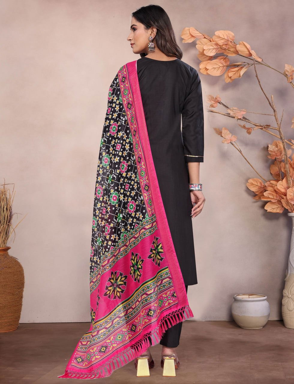 Vedika Hit Cotton by 9Star Blend Embroidered Designer Kurta Set